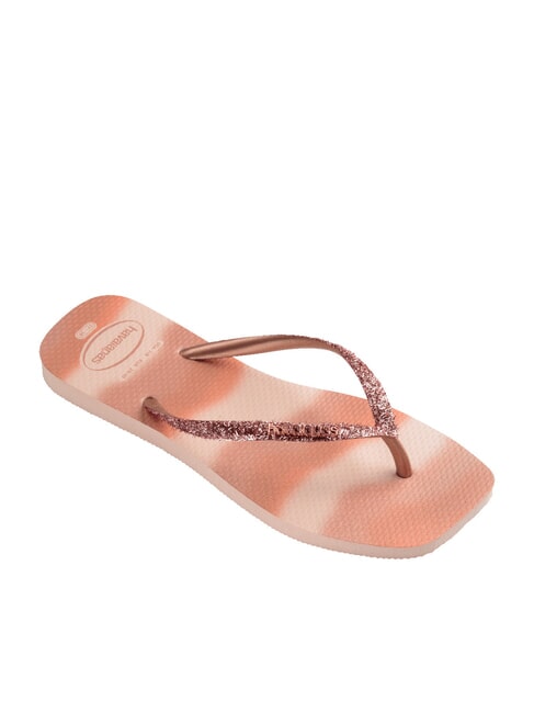 STYLESLIM SQUARE GLITTER Quadratische Flip-Flops Ballett stieg - Damenschuhe