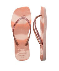 HAVAIANAS STYLESLIM SQUARE GLITTER Quadratische Flip-Flops Ballett stieg - Damenschuhe - 5