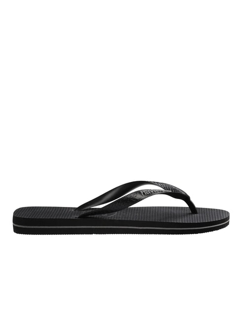 TOP RUBBER LOGO FILETE Flip-Flops SCHWARZ - Herrenschuhe