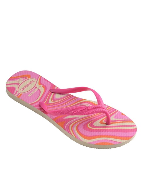 FANTASIA STYLE Flip-Flops beige/rosa - Damenschuhe