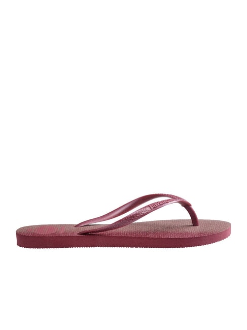 SLIM GLOSS Flip-Flops Amarant - Damenschuhe