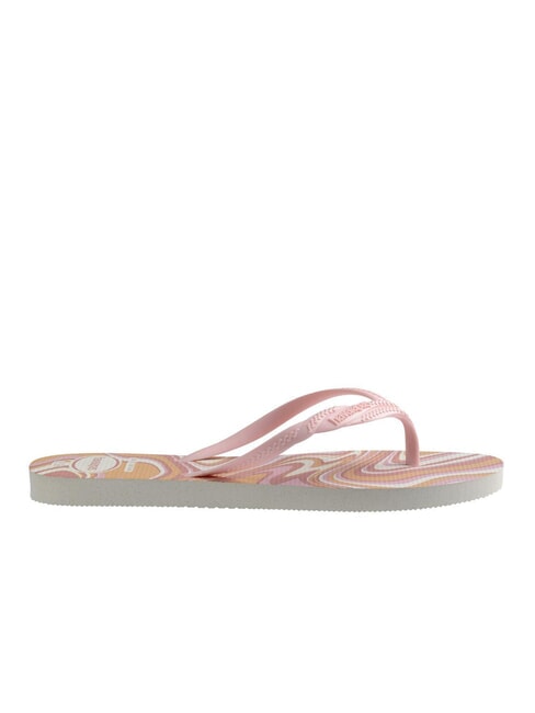 FANTASIA STYLE Flip-Flops weiß/rosa - Damenschuhe