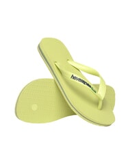 HAVAIANAS BRASIL LOGO Flip-Flops für Herren Matcha grün - Schuhe Unisex - 3