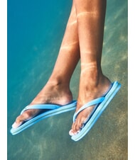 HAVAIANAS BRASIL LOGO Flip-Flops für Herren blau lavendel/weiß - Schuhe Unisex - 4