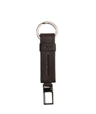 PIQUADRO BLACK SQUARE Schlüsselanhänger aus Leder mit Karabiner MORO - Schlüsselanhänger und Schlüsseletuis - 2