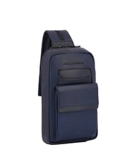PIQUADRO FINN  Rucksack / Umhängetasche aus Leder - PC-Rucksäcke