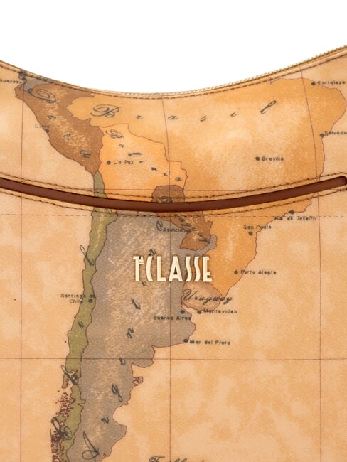 GEO CLASSIC Halbmond-Umhängetasche NATÜRLICH - Damentaschen