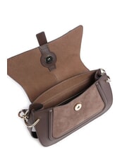 FURLA FLOW Kleine Ledertasche mit Schultergurt Espressotöne - Damentaschen - 4