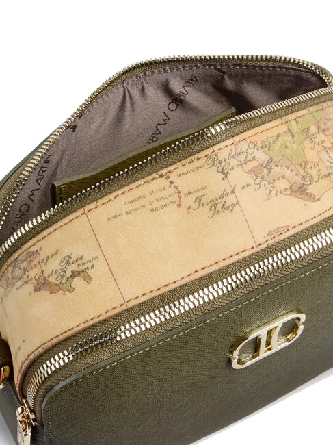 SKYE Kameratasche mit Doppelrei&szlig;verschluss moosgr&uuml;n - Damentaschen