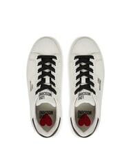 LOVE MOSCHINO ECLIPSE50 Leder-Sneakers weiß schwarz - Damenschuhe - 4