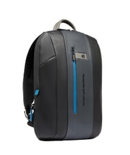 PIQUADRO URBAN 15,6" Laptop-Rucksack aus Leder schwarz grigiongr - PC-Rucksäcke - 2