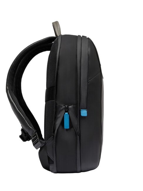 URBAN 15,6" Laptop-Rucksack aus Leder schwarz grigiongr - PC-Rucksäcke