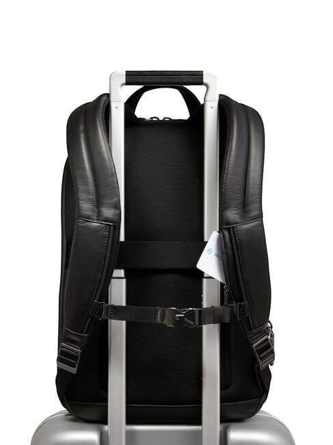 URBAN 15,6" Laptop-Rucksack aus Leder Schwarz - PC-Rucksäcke