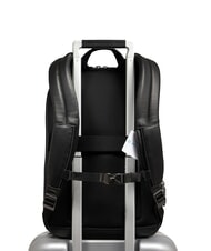 PIQUADRO URBAN 15,6" Laptop-Rucksack aus Leder Schwarz - PC-Rucksäcke - 4