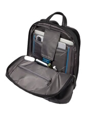 PIQUADRO URBAN 15,6" Laptop-Rucksack aus Leder Schwarz - PC-Rucksäcke - 5