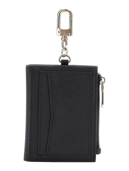 SAFFIANO Kartenhalter mit Schlüsselring SCHWARZ - Brieftaschen Damen