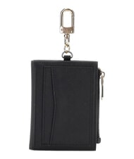 GUESS SAFFIANO Kartenhalter mit Schlüsselring SCHWARZ - Brieftaschen Damen - 3