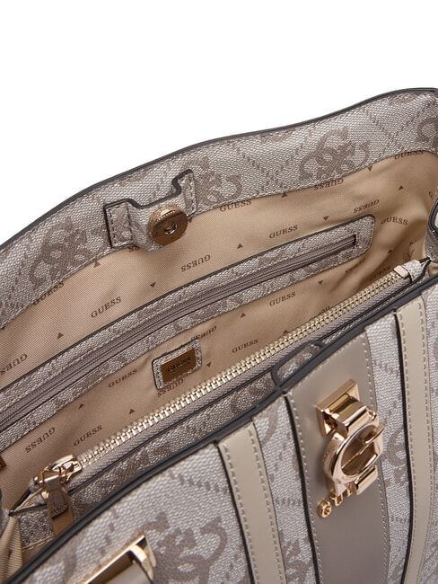 ERENIA Umhängetasche Logo in dunklem Taupe - Damentaschen