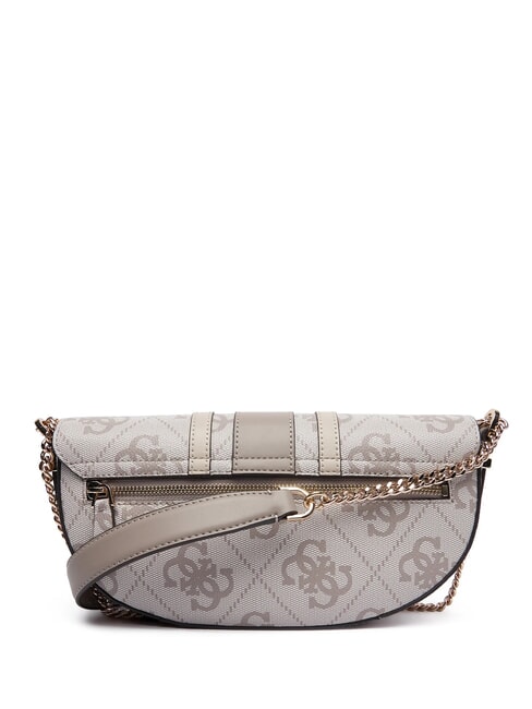 ERENIA Wandelbare Umhängetasche Logo in dunklem Taupe - Damentaschen