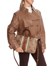 GUESS ERENIA Handtasche, mit Schultergurt MILCH-LOGO - Damentaschen - 5