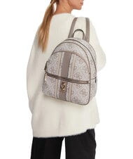 GUESS ERENIA Damenrucksack Logo in dunklem Taupe - Damentaschen - 4