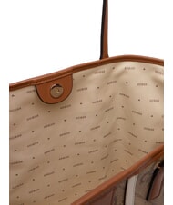 GUESS ERENIA Shopper mit Clutch MILCH-LOGO - Damentaschen - 3