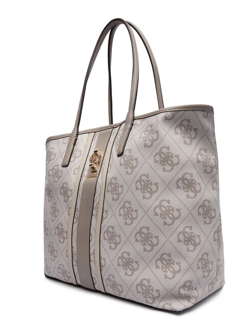 ERENIA Shopper mit Clutch Logo in dunklem Taupe - Damentaschen