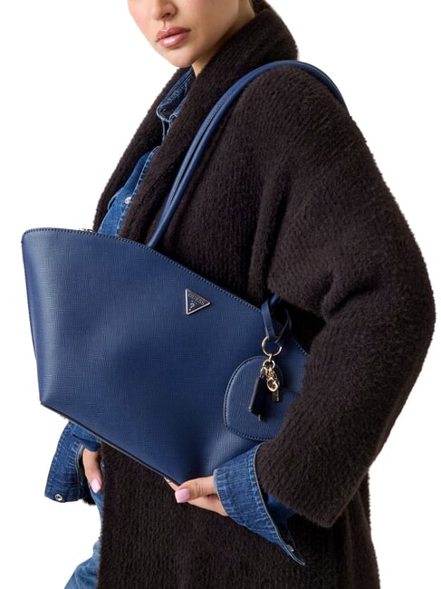 BOLENA Umhängetasche mit Herzanhänger Mitternacht - Damentaschen