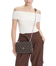 GUESS NOELLE 2 4G Umhängetasche / Crossbody Bag braun - Damentaschen - 5