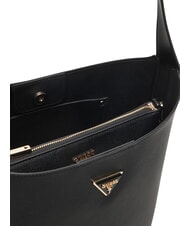 GUESS MERIDIAN 2 Beuteltasche mit Beutel SCHWARZ - Damentaschen - 4