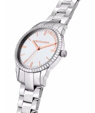 TRUSSARDI T-BENT Nur-Zeit-Uhr STAHL - Uhren - 4