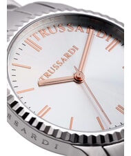 TRUSSARDI T-BENT Nur-Zeit-Uhr STAHL - Uhren - 5
