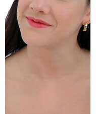 ALVIERO MARTINI PRIMA CLASSE 1CLASSE Silberne Logo-Ohrringe Gold - Ohrringe - 3