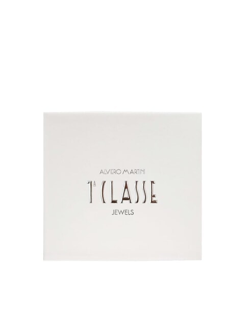 1CLASSE Silberne Logo-Ohrringe Stahl - Ohrringe