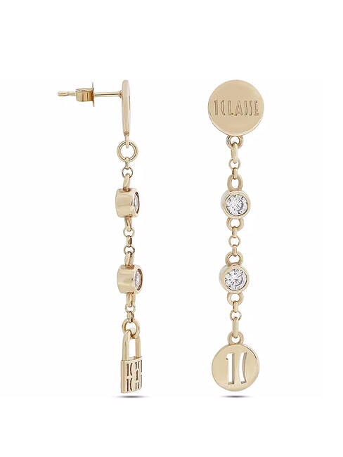 RAMBLA Lange Silberohrringe Gold - Ohrringe