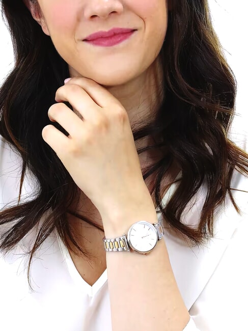 SARDEGNA Stahluhr mit reiner Zeitanzeige zweifarbig - Uhren