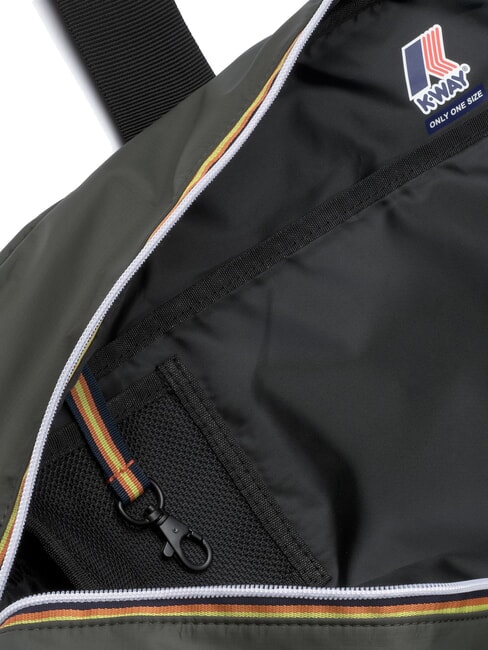 ARDELU Große Reisetasche mit Schultergurt grün schwärzlich - Reisetaschen