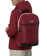 KWAY LAON Nylonrucksack roter Syrah - Rucksäcke für Schule &amp; Freizeit - 4
