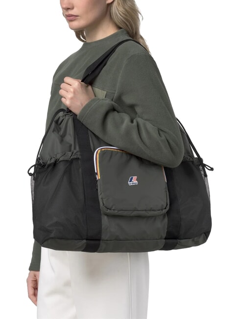 LE VRAI 4.0 JEANETTE Faltbare Schultertasche grün schwärzlich - Damentaschen