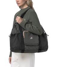 KWAY LE VRAI 4.0 JEANETTE Faltbare Schultertasche grün schwärzlich - Damentaschen - 5