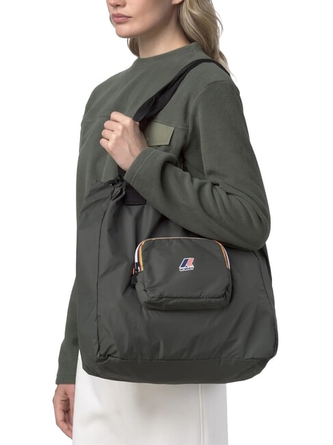 LE VRAI 4.0 VICTORINE Faltbare Schulter-Einkaufstasche grün schwärzlich - Damentaschen