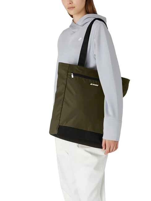 ELLIANT Einkaufstasche mit Tasche grün schwärzlich - Damentaschen