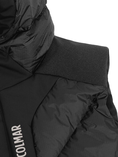 SCI MAGNETIC Wattierte Weste mit Kapuze Schwarz - Ärmellose Jacken für Männer