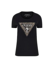 GUESS SS CN TRIANGLE PYTHON  jetbla - T-Shirts und Tops für Damen - 4