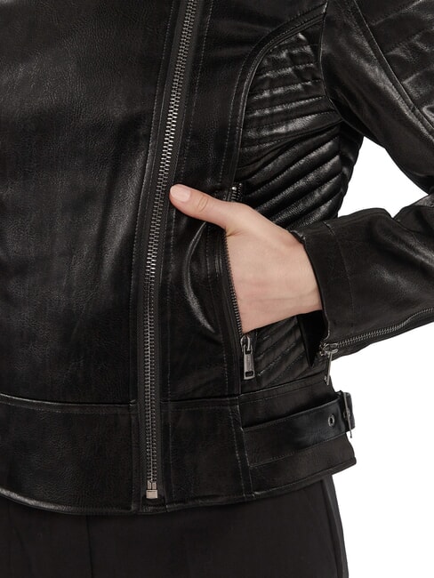 DARCEY Bikerjacke jetbla - Damenjacken