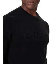 GUESS 3D LOGO Pullover mit Rundhalsausschnitt jetbla - Herrenpullover - 3