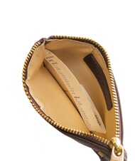 BIASIA EDA Flaches Kartenetui aus Leder mit Reißverschluss prune - Brieftaschen Damen - 3