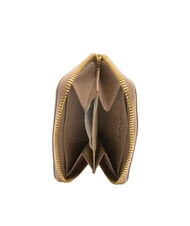 BIASIA EDA Kleine Lederbrieftasche mit Rundum-Reißverschluss taupe - Brieftaschen Damen - 2