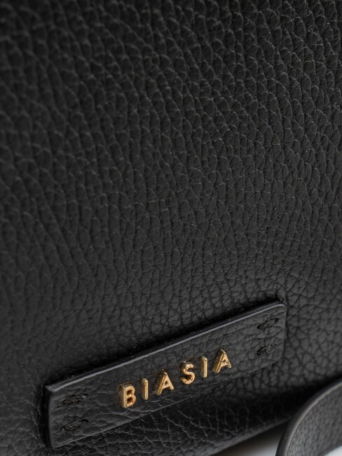 CRUSH Lederhandtasche mit Schultergurt Schwarz - Damentaschen