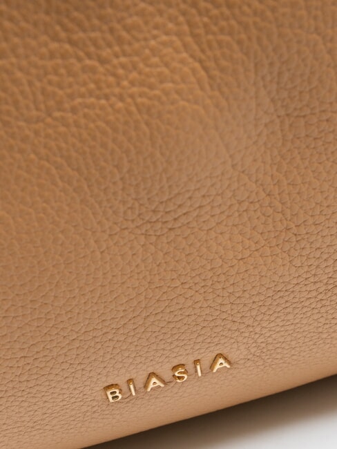 WEAVE Hobo-Tasche aus Leder Kamel - Damentaschen